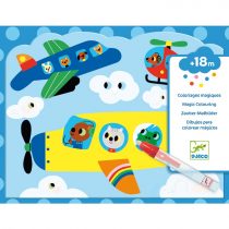 Vízzel színező készlet – Bújócska az égen