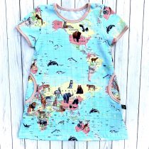 térképes ruha, tunika