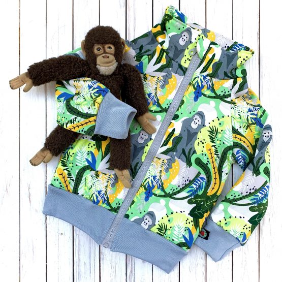zipzáras pulóver – gorilla