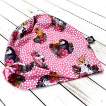 sapka – tukán, kakadu, flamingó