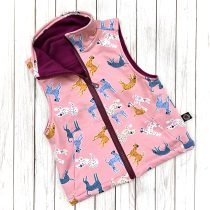 mellény – dalmata ( rózsaszín )