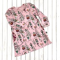 lányok csoda sálban –  pamut ruha, tunika