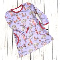 almaszüret –  pamut ruha, tunika ( lila )