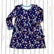 őszi falevelek –  pamut ruha, tunika