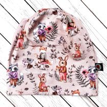 sapka – nyuszi, róka, mosómedve ( barackszín )