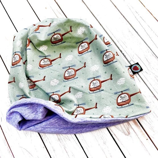 sapka / csősál  – egérke helikopterben