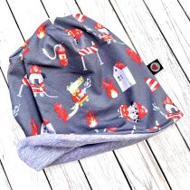 sapka – állati tűzoltók ( szürke )