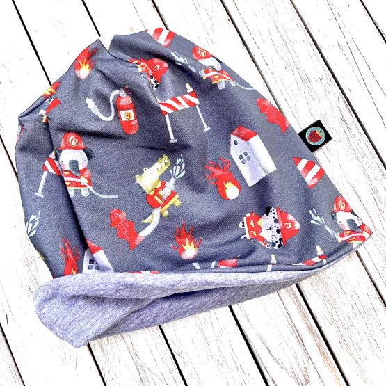 sapka – állati tűzoltók ( szürke )