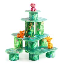 Toronyépítő játék – Csövek és lemezek – TopaniTube