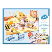 Matricázós sztorik, 3D – Közlekedés járművekkel – Lift-up stickers – Vehicles