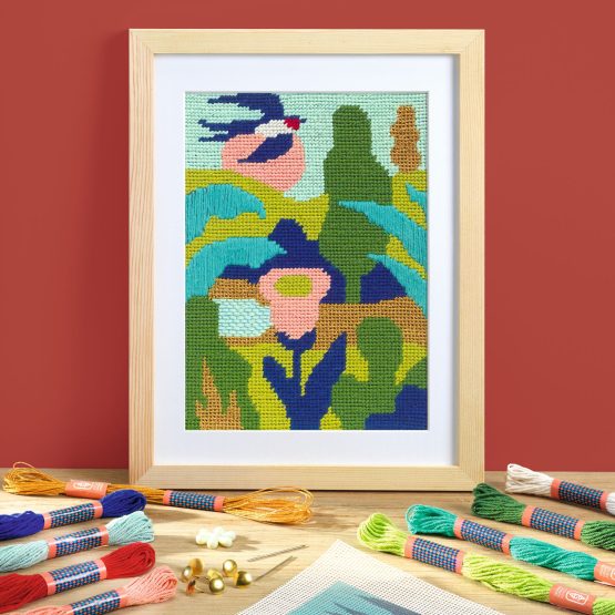 Műterem 65 – Tűhímzés, Hajnal – Atelier 65, Needlepoint