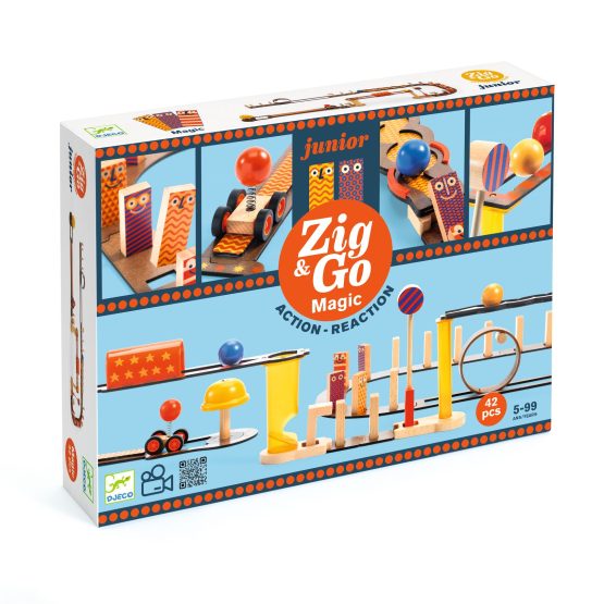 Építőjáték – Varázslatos, 43 db-os – Zig and Go Junior – Magic