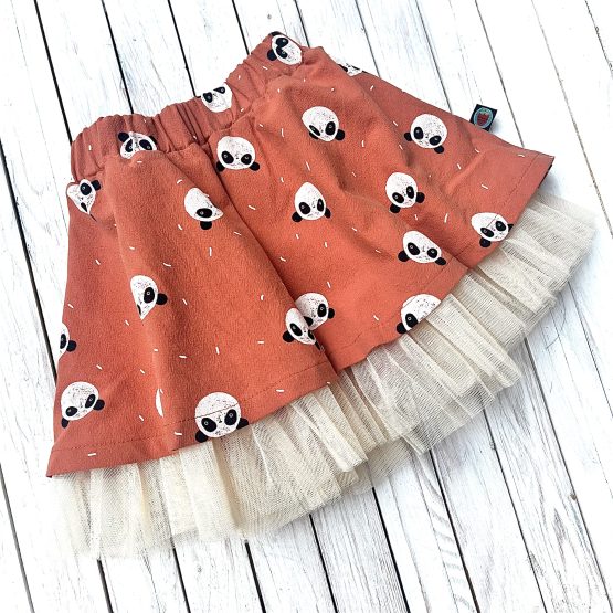 pörgős szoknya – panda